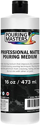 Средство за създаване на мат ефекти на запълване Pouring Masters Professional, 16 грама. (Халба) - Подобрява консистенцията на текучество, художествени техники за изграждане на кл
