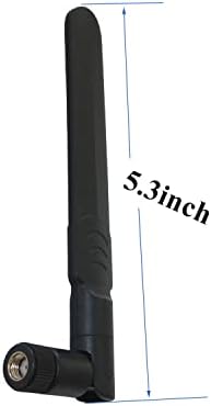 8dBi дву-бандова Антена с висок коефициент на усилване на Ненасочена 2,4 Ghz И 5 Ghz 5,8 Ghz WiFi Антена RP-SMA Конектор за Безжична мрежа на рутера Комплект от 2