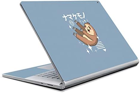 Корица MightySkins е Съвместим с Microsoft Surface Book 2 13 (2017) - Sloth Kawaii | Защитно, здрава и уникална vinyl филм | Лесно се нанася, се отстранява и обръща стил | Произведено в САЩ