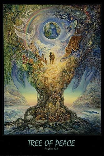 Студио B Ламиниран плакат на Дърво на света Джозефины Wall 24x36
