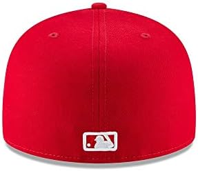 Нова Ера 59Fifty Шапка Chicago White Sox MLB Alaw-Червена Приталенная Шапка за главата убора (7 1/8)