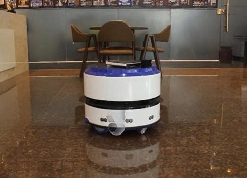 Интелигентен Вторият робот-разработчик, движещ Се в шасито за технически изследвания (син)
