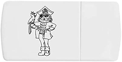 Кутия за хапчета Azeeda Пират с папагала с разделител за таблетки (PI00019965)