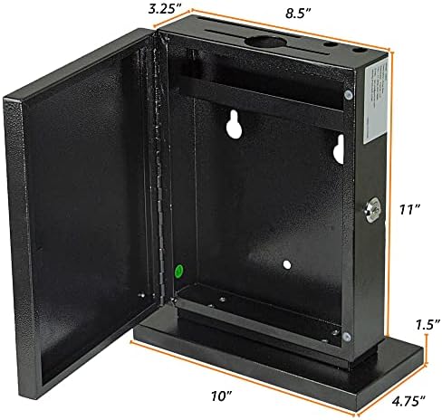 Кутия за предложения с ключалка с възможност за монтиране на стена - се Използва като кутия за дарения, кутия