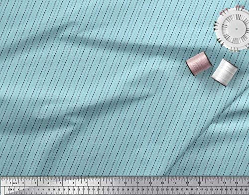 Щампи на рубашечной тъкани от вискоза Soimoi на точки, райета и диамант ширина на парцела 56 инча