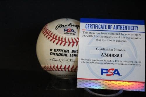 Бейзболен автограф с автограф на Cal Маклиша Auto PSA/DNA AM48854 - Бейзболни топки С Автографи