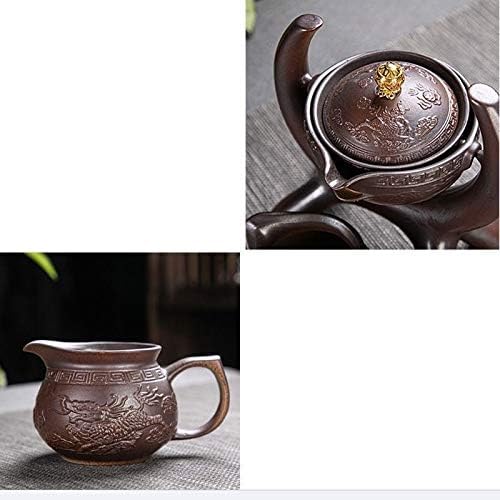 Полуавтоматични Чай Комплект за Рязане на Керамични камъни CUJUX, творчески Чай Кунг-фу от Чаено Сервиза, за да проверите