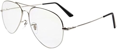Bee Тао Метал Премия Авиаторски Сребърни Рамки От Очила За Четене 3,75 Силните Страни На Мъжки Дамски Модни Очила