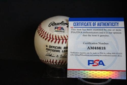 Ал Лопес Подписа Бейзболен Автограф Auto PSA/DNA AM48618 - Бейзболни топки с Автографи
