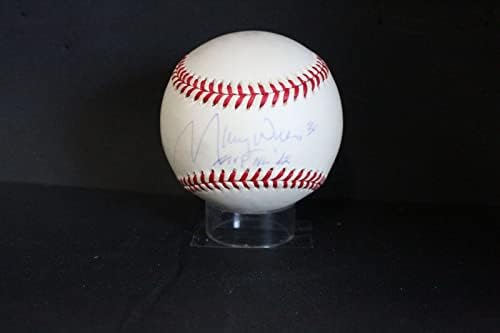 Автограф Мори Уиллса (MVP NL 62) Бейзболен Автограф Auto PSA/DNA AM48635 - Бейзболни топки с автографи