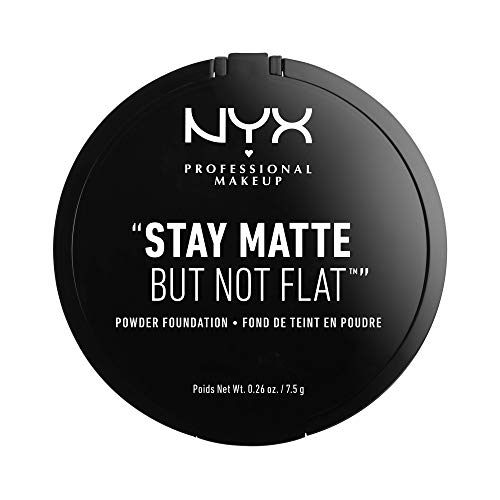 Пудровая Основата на NYX PROFESSIONAL MAKEUP Остава Матирана, Но Не плосък, Бледо-Бежов цвят