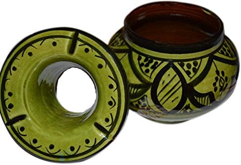 Керамични Пепелници Ръчно изработени от марокански бездымной Керамика Ярки Цветове Малки