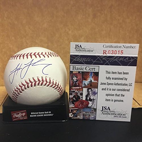 Тайлър Торнбург на Бостън Ред Сокс, Подписано ML. Baseball Jsa R03015 - Бейзболни топки с автографи