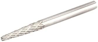 SORTZ 1 Бр. За опесъчаване корона от твърда сплав вольфрамовой стомана, Расточная fresa L-тип с конусовидна купол, Въртящи се напильники (Цвят: метал, размер: LX0313M03)