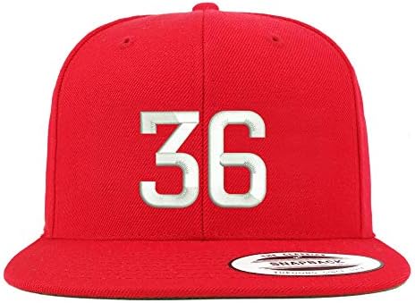 Магазин за модни облекла № 36 Бродирани бейзболна шапка възстановяване на предишното положение Flatbill с фиксирана подплата