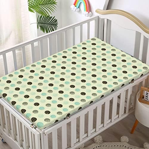 Чаршаф за легло с геометричен Модел, Стандартна Чаршаф за матрак за легло от Ултра Мек материал -Бебешки Кърпи за момичета
