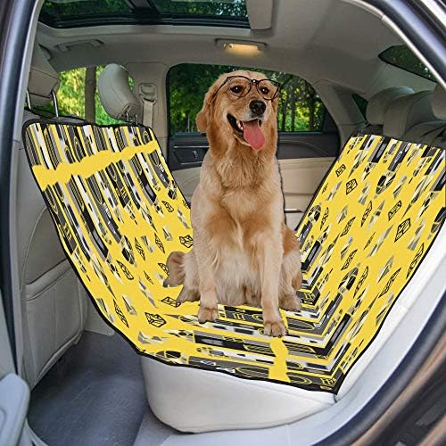 Калъф за седалка кучета ENEVOTX, Обичай, Идиличен Стил, Дизайн, Креативна ретро Печат, Покривала за автомобилни седалки за Кучета, Водоустойчива Нескользящие Трайни Ме