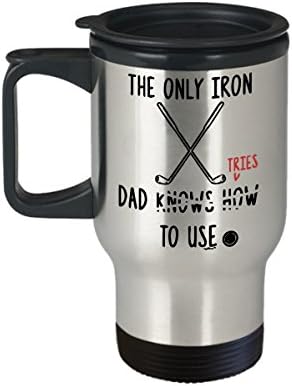 Пътна чаша за голф - Единственият железен татко, които могат да се ползват - Забавен подарък за за голф