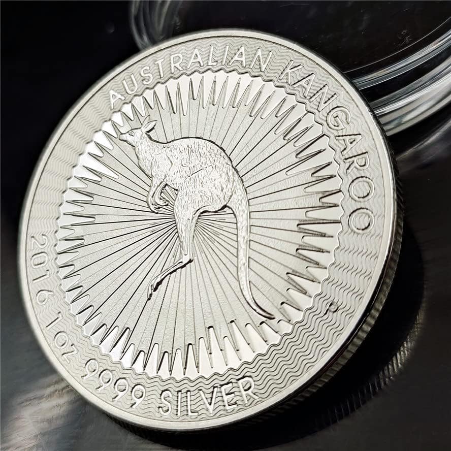Златна и Сребърна Монета на Света животни Възпоменателна Монета Австралия Животно Възпоменателна Монета на Сдружението Австралийски Кенгуру Възпоменателна Моне