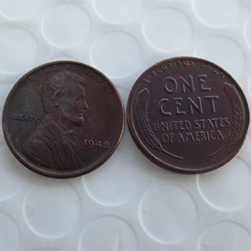 Възпоменателна монета Чуждестранна копие Линкольновского цента на САЩ 1948 г.