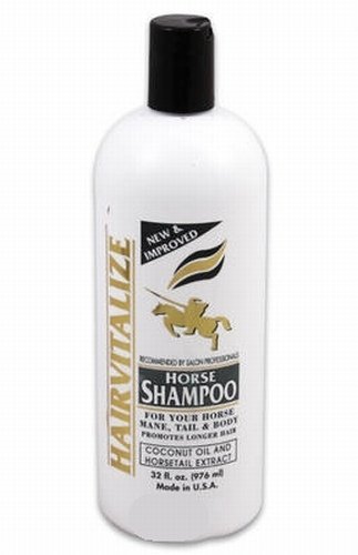 Един конете шампоан HairVitalize с кокосово масло и екстракт от хвощ 32 Грама е Безопасен за употреба от човека!