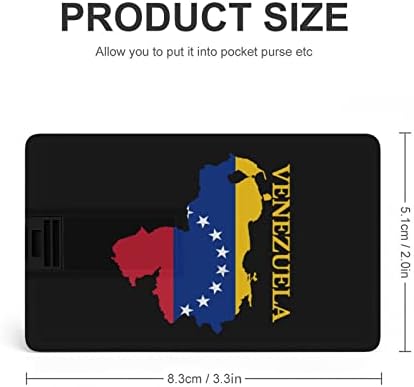 Карта на Венецуела Флаг USB 2.0 Флаш памети Memory Stick Форма на Кредитна карта