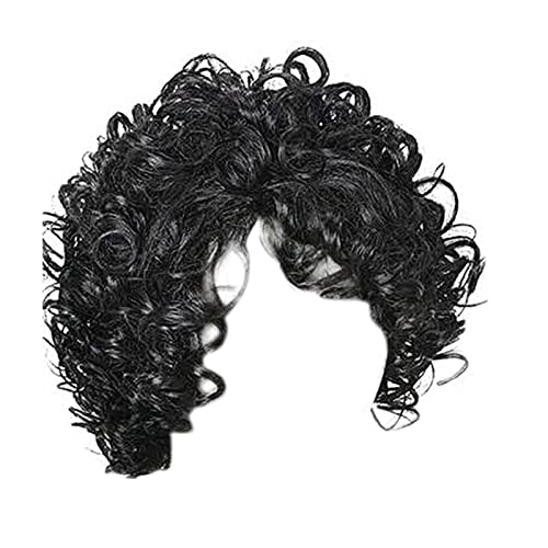 Beau Hair Женски Перука От Черно Дребните, Пълзящи Вълнисто Влакна, Висока Африка Външен Шапка, Къдрава Перука От Човешки