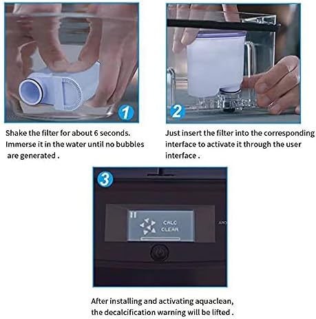 Филтър за кафе, съвместими с Philips AquaClean, CA6903 (2 опаковки), Филтър за вода Aqua Clean за Напълно
