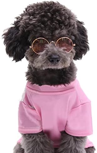 Модерни Слънчеви Очила за Кучета, Класически Кръгли Ретро Слънчеви Очила, Забавни Слънчеви Очила за Кучета