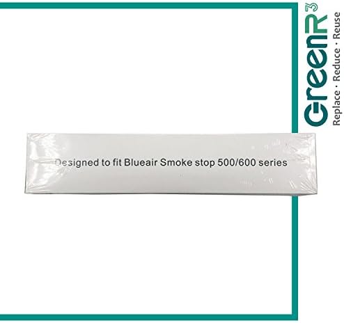 Заменяеми филтър PUREBURG от 3 опаковки, Съвместим с филтър за отстраняване на дим Blueair серия 500/600, Класически