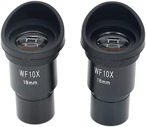 Комплект аксесоари за микроскоп RIYIBH Помещение за подготовка на слайдове WF10X/18 мм Широкоъгълен окуляр биологичен микроскоп с Кръстосано нетиране Аксесоари за микр?