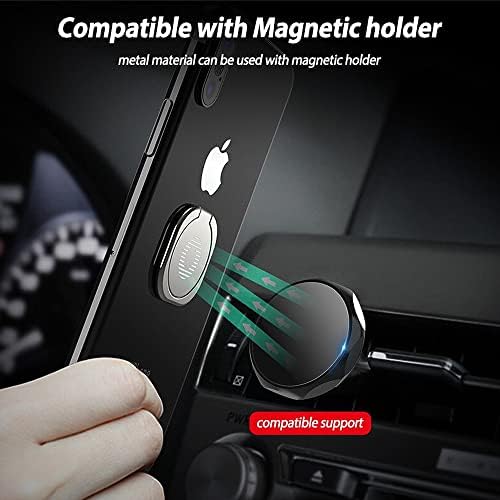 Дизайн Fire Fit, фин притежателя пръстени за мобилни телефони, поставка за iPhone и Samsung Galaxy, въртяща се на
