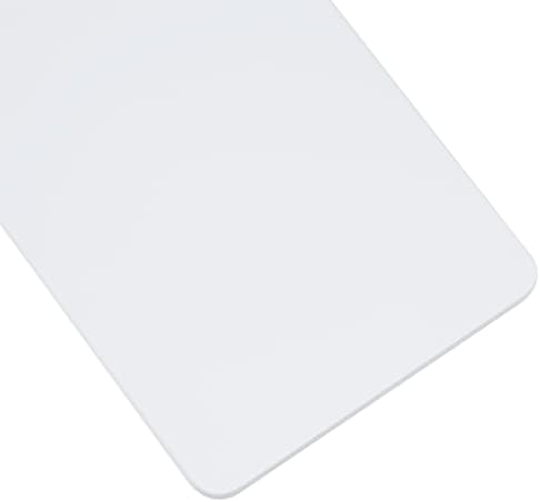 Подмяна на капака на задния панел от бяла пластмаса за Samsung Galaxy A73 5G с рамка задната камера със Стъклен