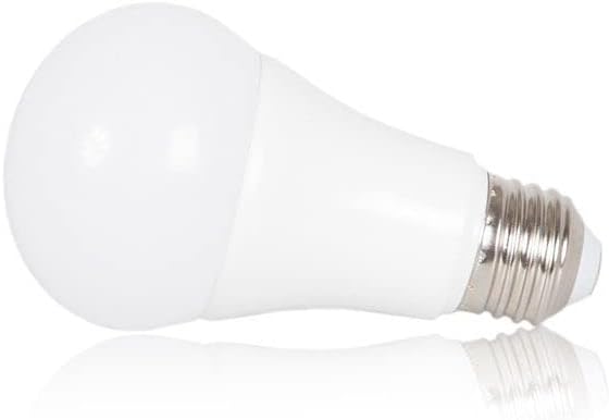 Maxxima LED A19-800 Лумена, което е равно на 60 W дневна светлина/студено бяло (5000 К), 9 W (в опаковка 12 броя)