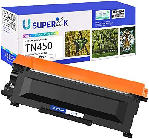 Смяна на тонер касетата SuperInk, съвместим с принтер Brother TN450, TN-450, TN420, TN-420, за да използвате с