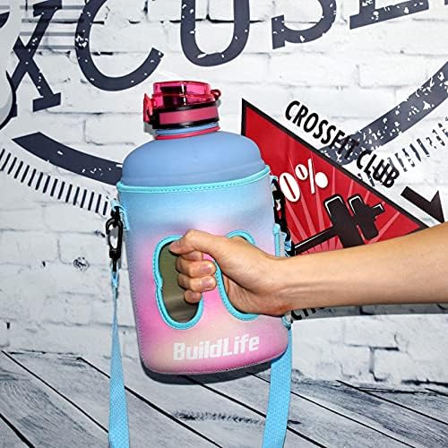 Калъф за галлоновой бутилки за вода QuiFit: с пагон за галлоновых бутилки за вода с дръжка отстрани, няколко начина за употреба (без бутилки)