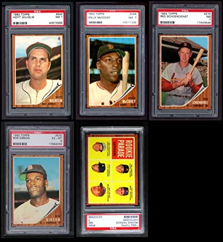 1962 Пълен комплект Topps Baseball High Number (Бейзболен набиране) NM+
