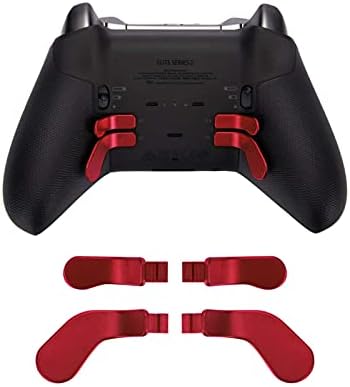 Комплекти за подмяна на метални бутони D-Pad от 2 теми, Метални Остриета от 4 теми, Брави за коса, Резервни Части за Xbox One Elite Controller Series 2 (Златен)