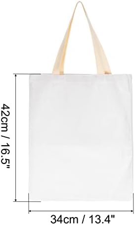 Холщовые Чанти PATIKIL Tote Bag, Множество Голяма Творческа Памучен Пазарска Чанта за DIY Project Art Занаятите Decoration