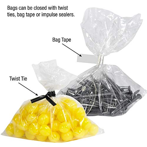 СКОРОСТНА САЩ BPB228 Плоски найлонови торбички 1,5 mils, 14 x 18, прозрачно фолио (опаковка от по 1000 бройки)