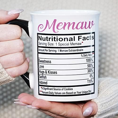 Чаша за Вила Крийк на Memo, 16-унция. Голяма Керамична Кафеена Чаша Memaw, Подаръци Memaw