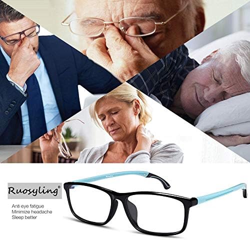 Блокиране на Синя Светлина Очила за Четене, за Жени и за Мъже TR90 Против Eyestrain за четене от Компютър