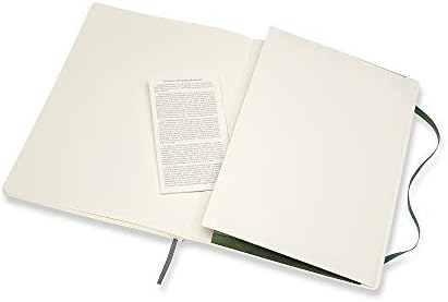 Записная награда Moleskine Classic, Мека корица, размер XL (7,5 x 9,5), Линованная, Миртово-зелена, 192 страници