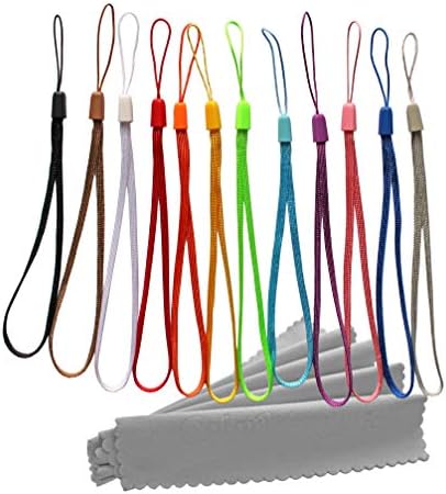 2 Дузини Ремъците на китката за USB Флаш памет Memory Stick Капацитивен stylus писалка Различни цветове (Многоцветни (7 инча