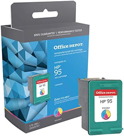 Office Depot® - Рециклирани тонер Трицветна мастило касета HP 95 Окуражавам - Рециклирани трицветна мастило касета HP 95 - Магента
