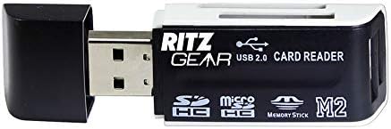 SD карта Ritz Gear SDXC UHS-I 64 GB Изключително слабо продуктивни и Високоскоростна карта памет 90/60 MB/С U3 A1 Class-10 V30 за камера + четец на карти памет и чанта