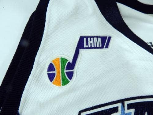 2007-08 Юта Джаз Коста Куфос #41 се Използва за игра В бяла Тениска с нашивкой LHM 52 DP37383 - Използва се за игра в НБА