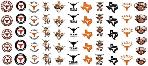 Спортен екип за футболни стикери за маникюр колеж на щата Тексас - салонное качество!