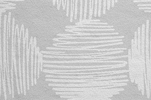 Кърпа за подложка за йога Ambesonne с Геометричен Модел, Неутрален Ефект Драскат, Боядисани Ръчно Кръгове със