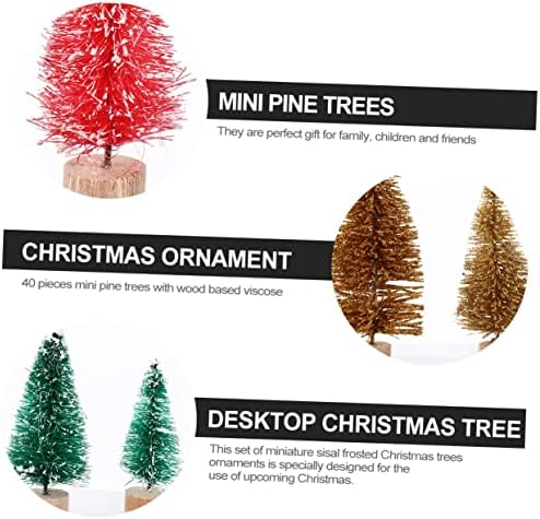 EXCEART 120 бр Коледа за Консумативи Дървена Украшение на Изделия от Дърво САМ Дървета Нежна Модел Магазин за Домакински